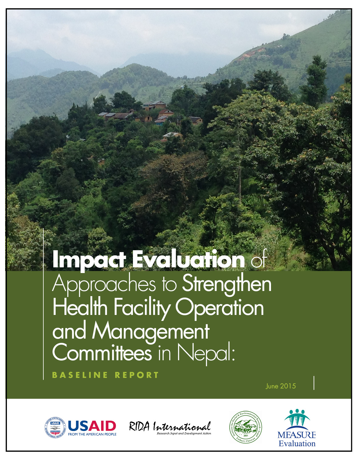 Impact Evaluation of Approaches to Strengthen Health Facility Operation and Management Committees in Nepal: Baseline Report