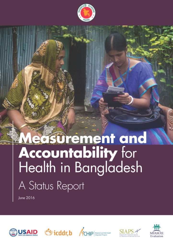 Measurement and Accountability for Health in Bangladesh A Status