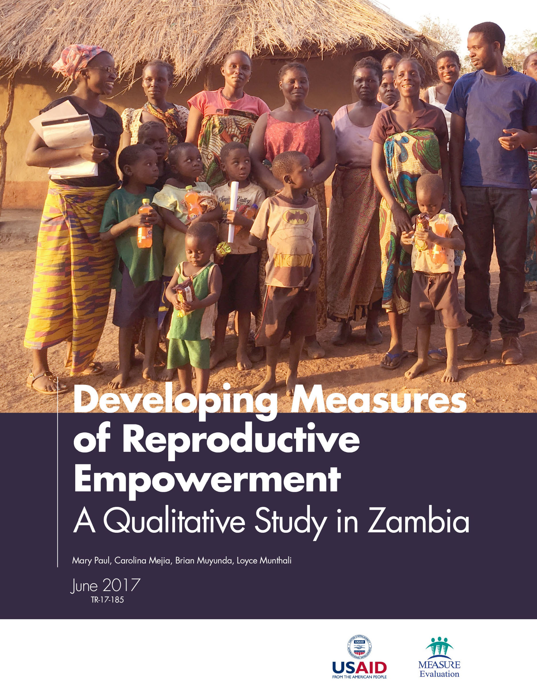 Developing Measures of Reproductive Empowerment  A Qualitative Study in Zambia