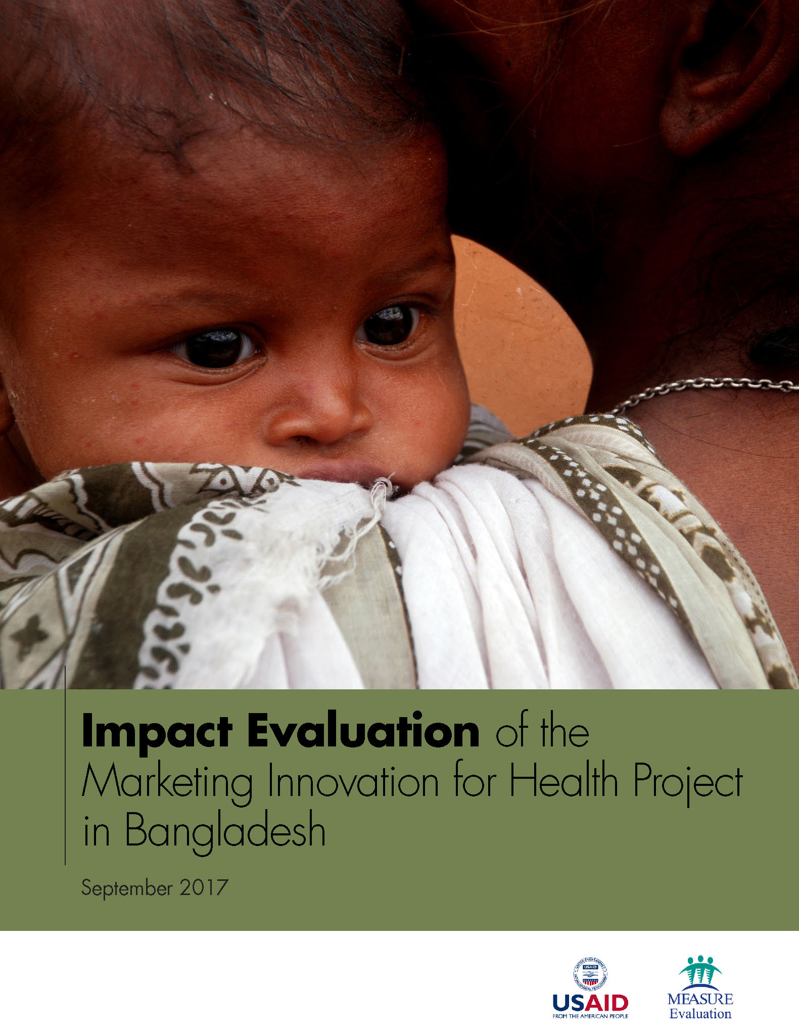 Impact Evaluation of the Marketing Innovation for Health Project in Bangladesh