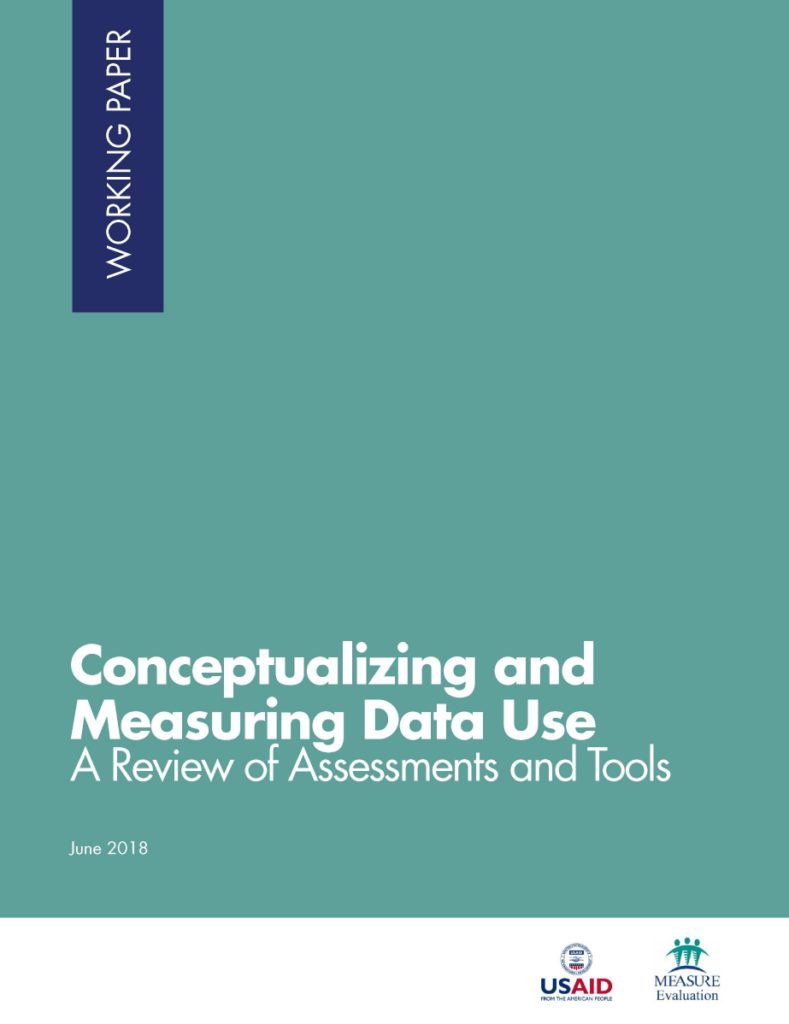 Conceptualizing and Measuring Data Use: A Review of Assessments and Tools