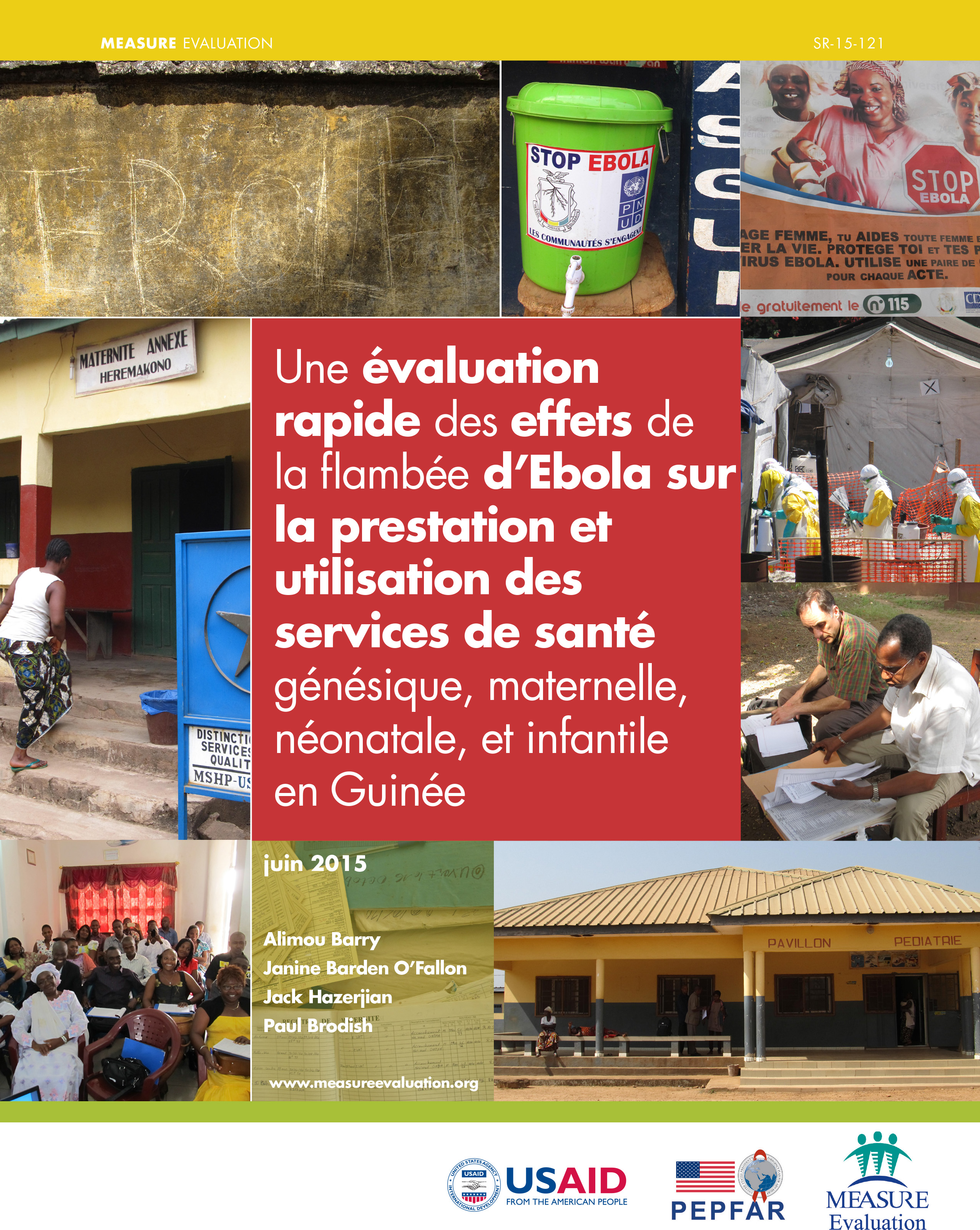 Une valuation rapide des effets de la flambe dEbola sur la prestation et utilisation des services de sant gnsique