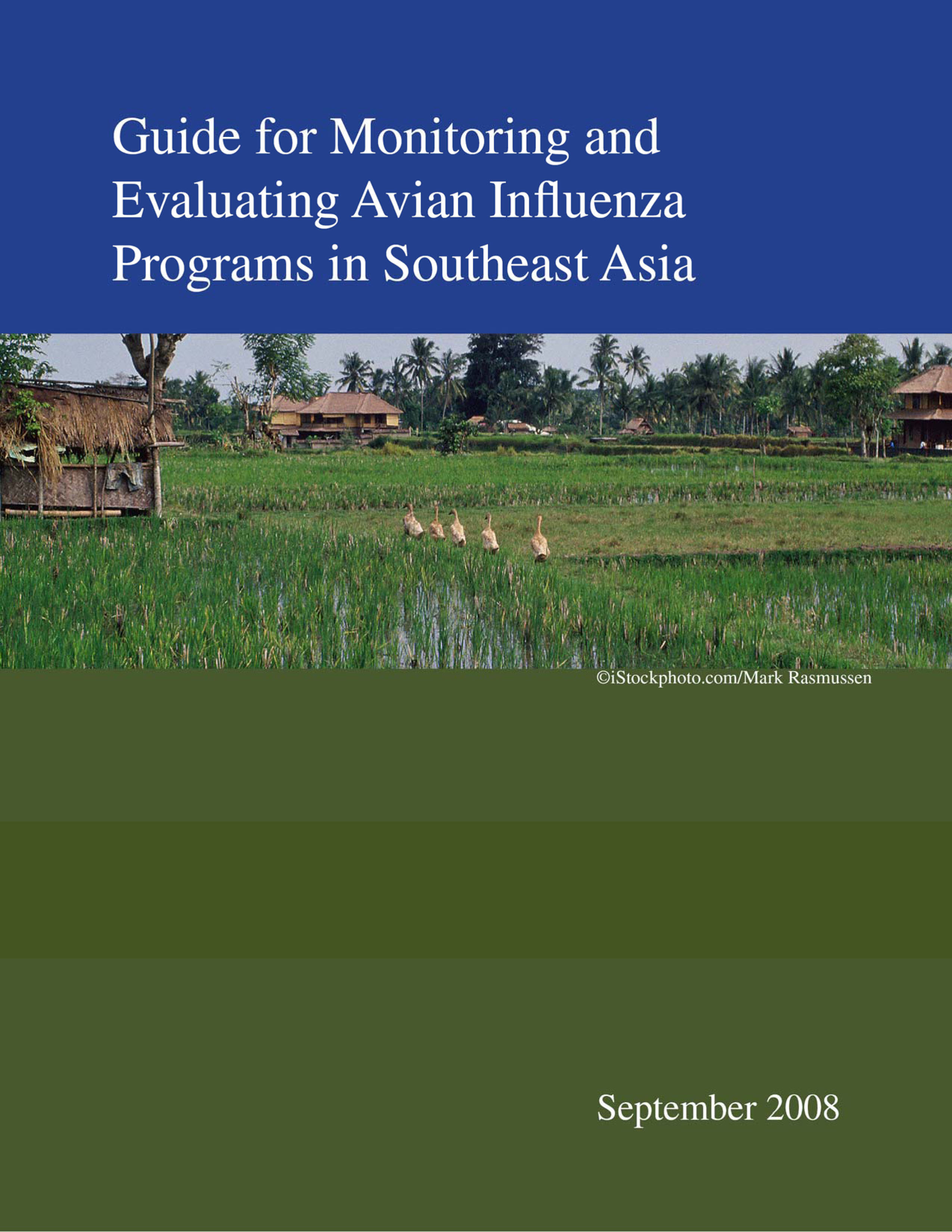 Guide for Monitoring and Evaluating Avian Influenza Programs in Southeast Asia