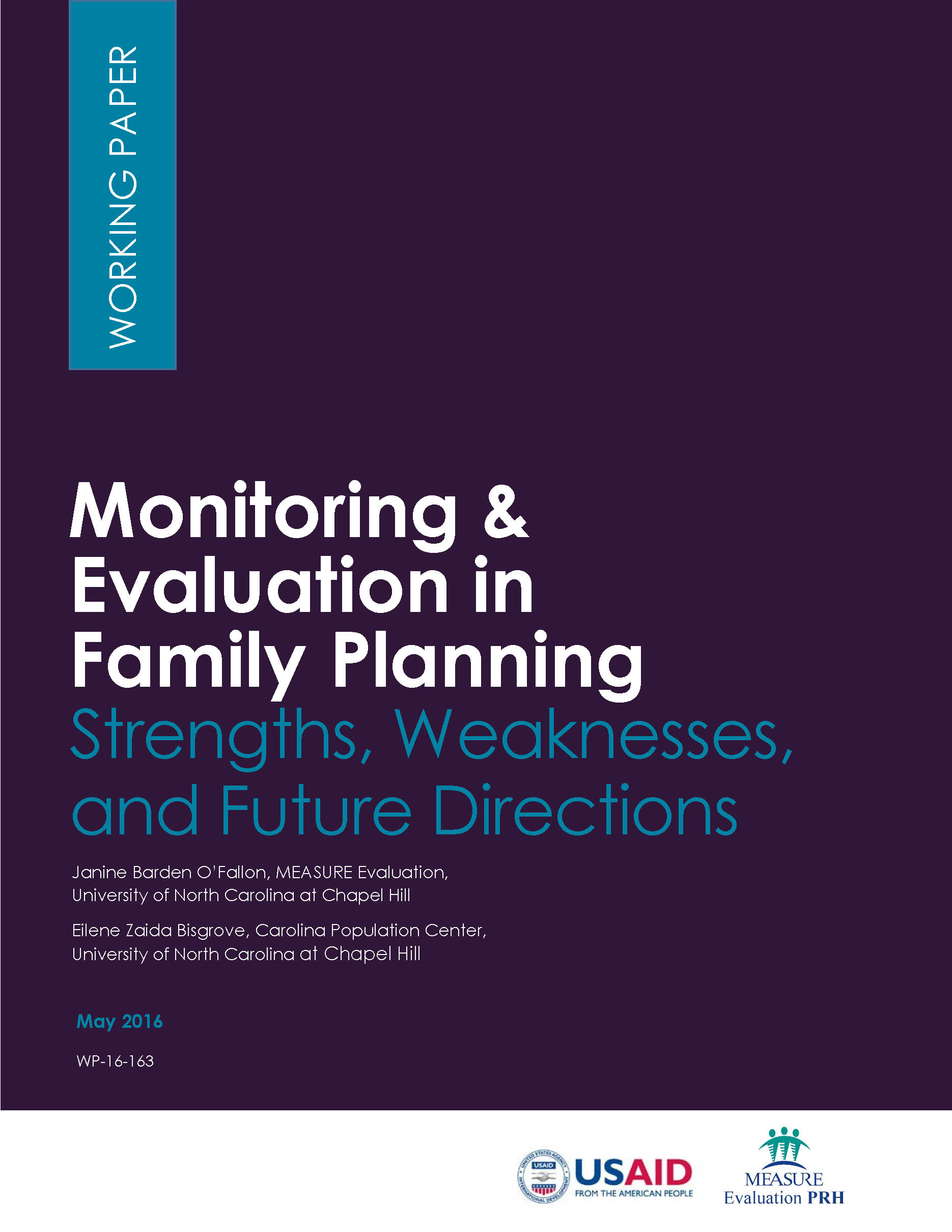 Monitoring & Evaluation in Family Planning: Strengths