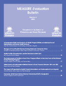 Bulletin 6: Evaluation of the Impact of Population and Health Programs.