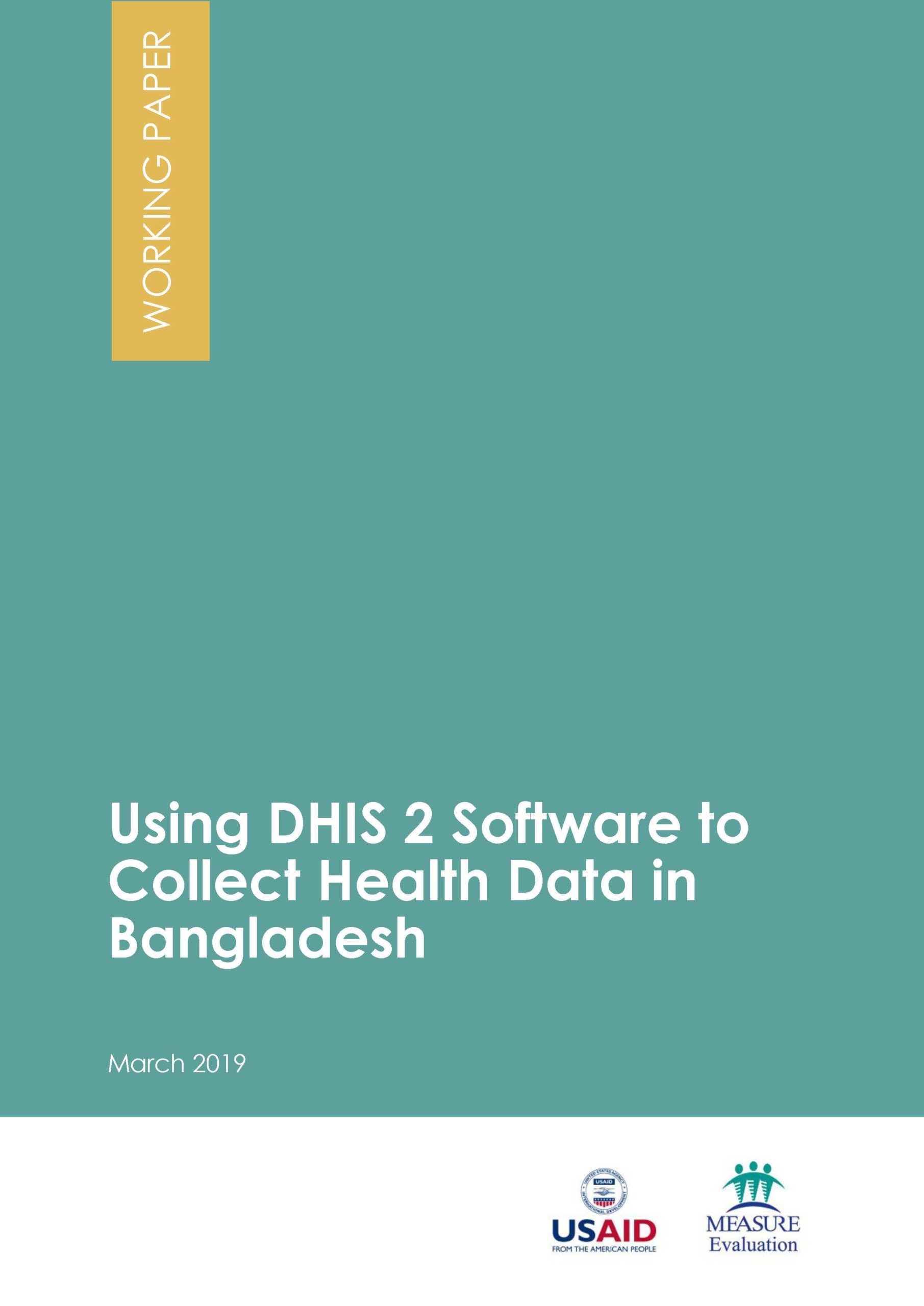 Using DHIS 2 Software to Collect Health Data in Bangladesh