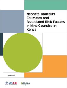 Neonatal Mortality Estimates and Associated Risk Factors in Nine