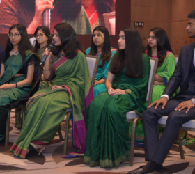 Adolescent panel at the Bangladesh Adolescent Health and Wellbeing Survey 2019-2020 dissemination event.