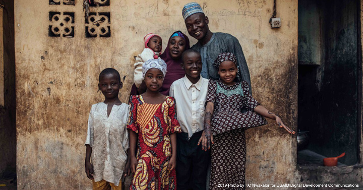 Photo of a Nigerian family