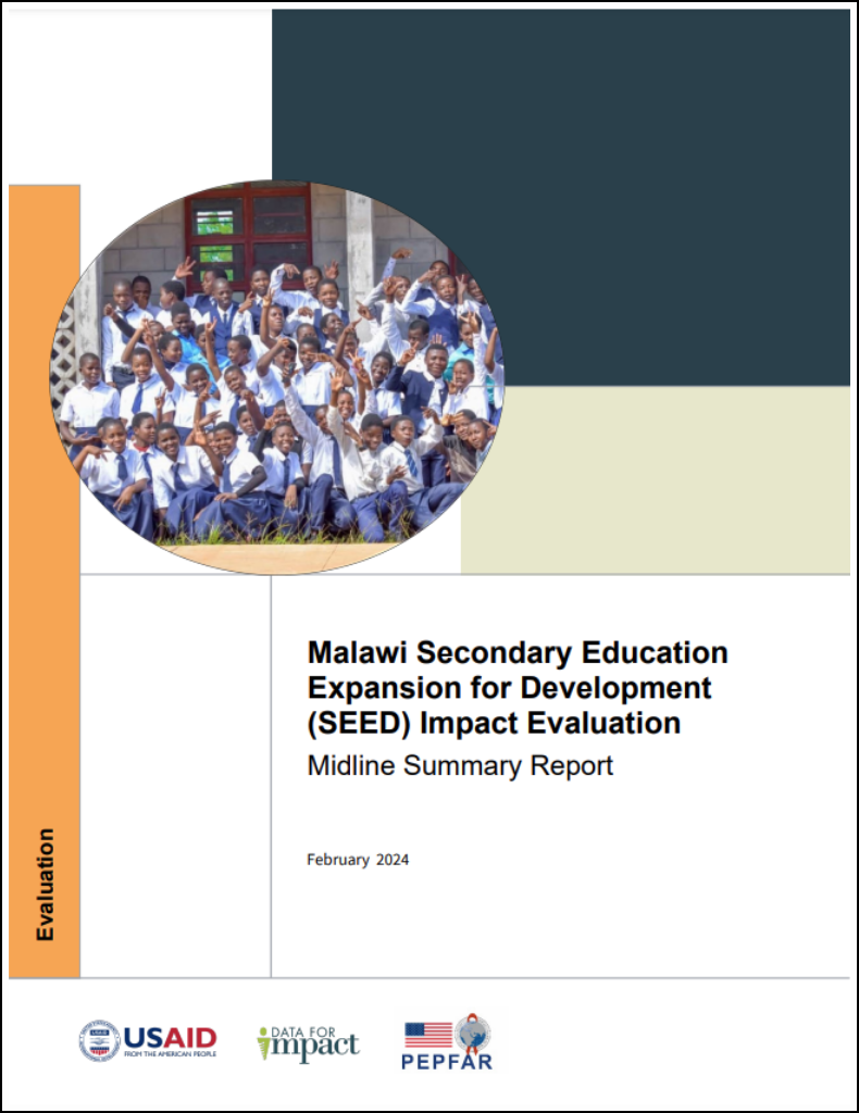 Malawi Secondary Education Expansion for Development (SEED) Midline Report
