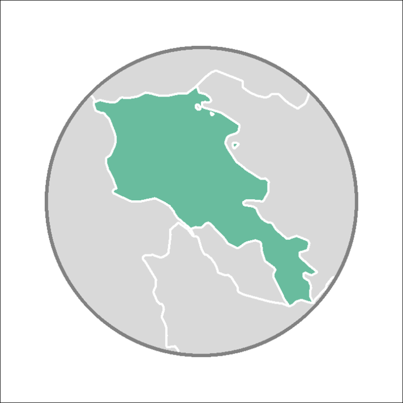 Map of Armenia