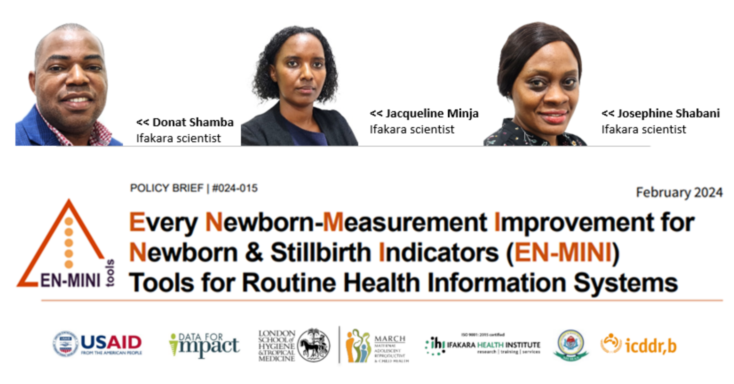 Every Newborn-Measurement Improvement for Newborn & Stillbirth Indicators (EN-MINI) Tools for Routine Health Information Systems policy brief