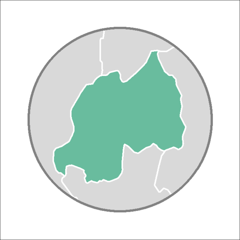 Map of Rwanda