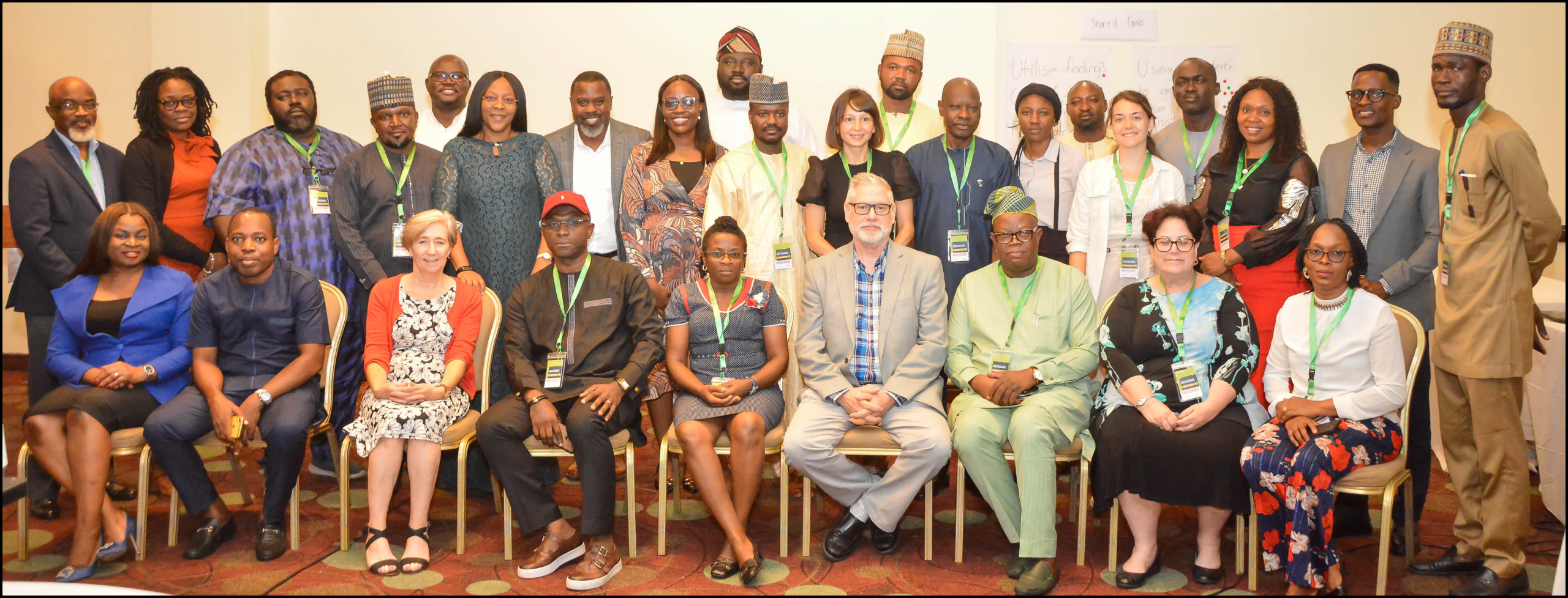 Photo showing participants at an event in Nigeria. 